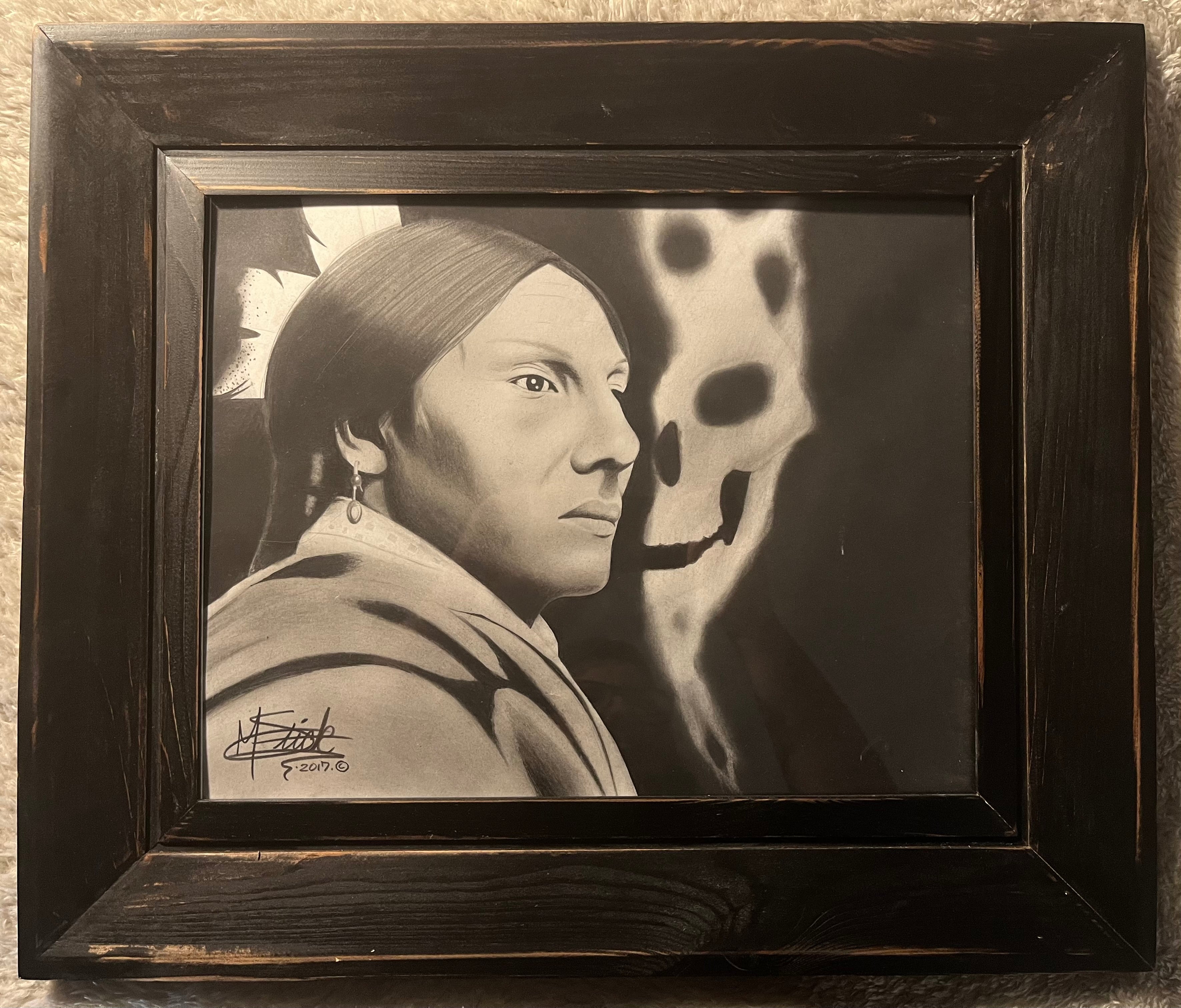 “Spirit” (11x14”) Original Drawing by Matt “Ekwa” Stick