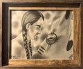 “Horseman” (11x14”) Original Drawing by Matt “Ekwa” Stick