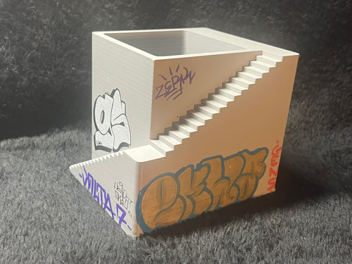 Graffiti Pen Holder (Hand-Painted) by Matt “Ekwa” Stick