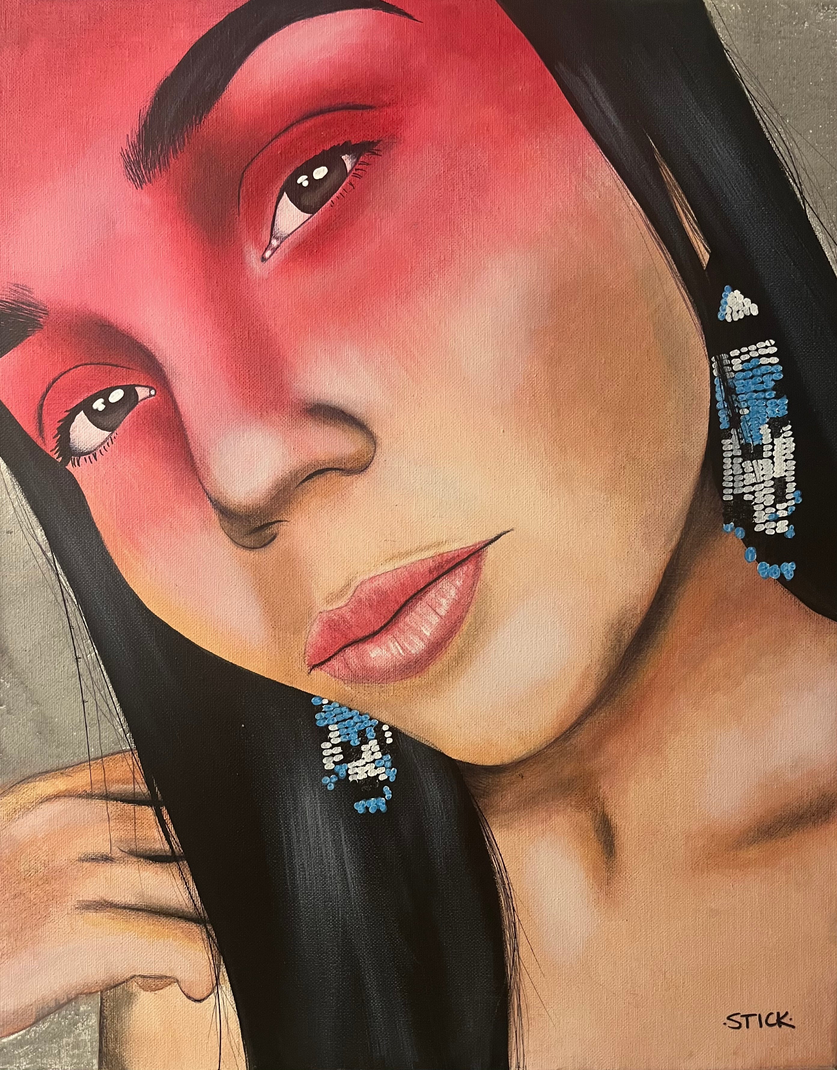 “Summer” (16x20”) Original Painting by Matt “Ekwa” Stick
