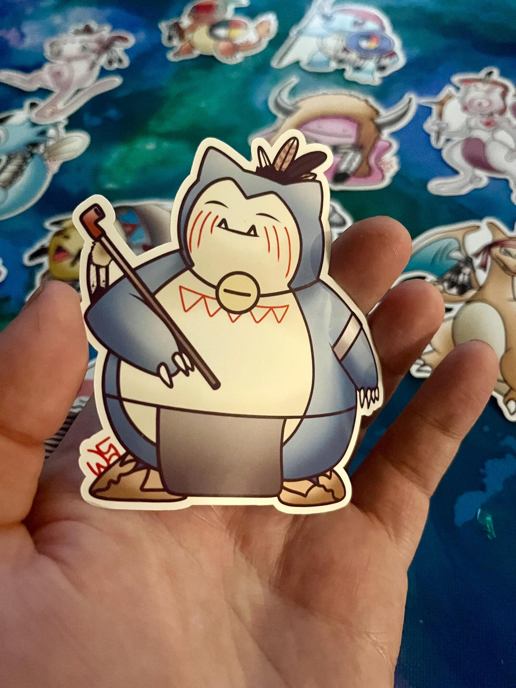 Native Pokémon Stickers (Pack of 12)