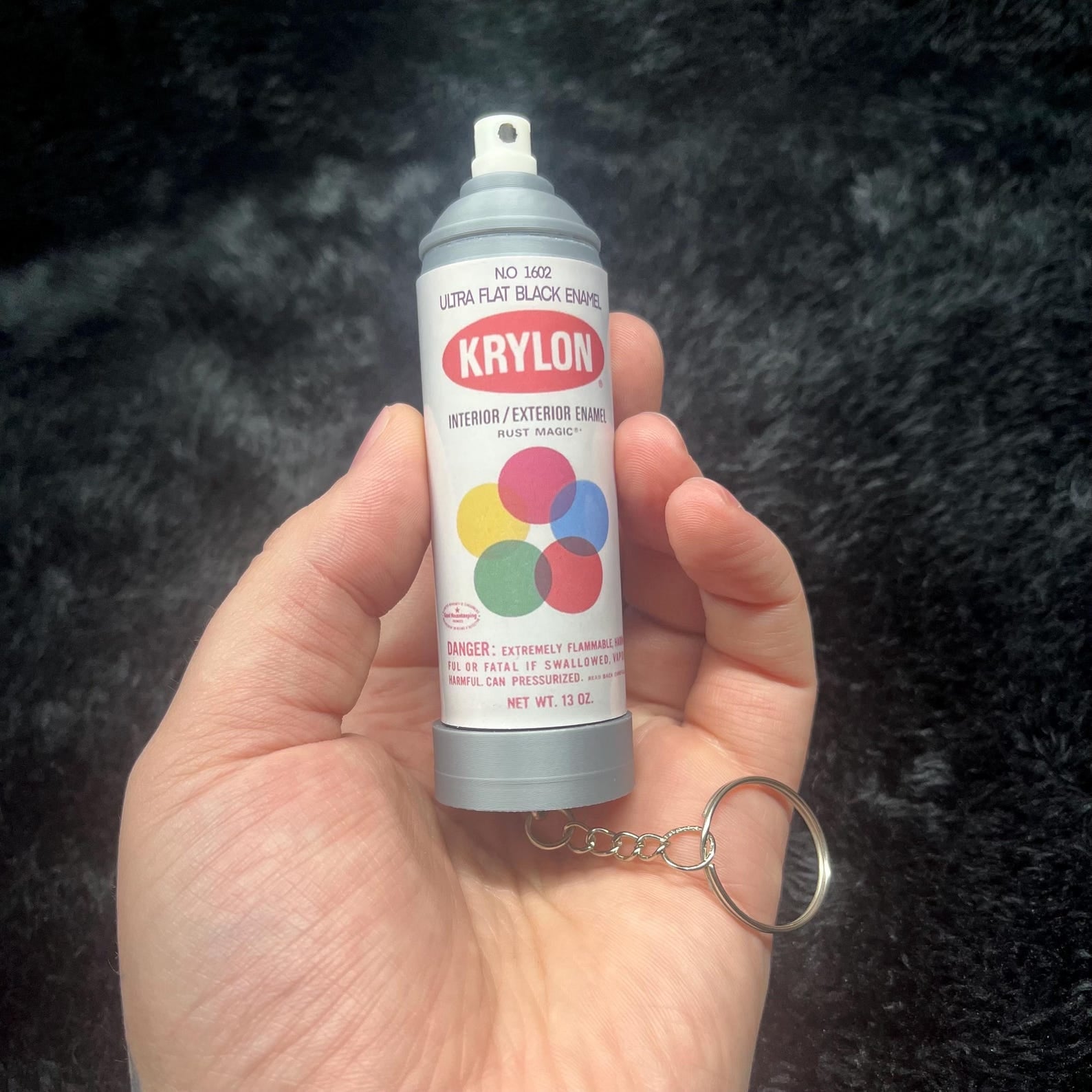 Vintage Krylon Keychain Container