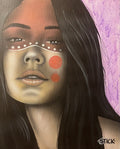 “Untitled” (16x20”) Original Painting by Matt “Ekwa” Stick